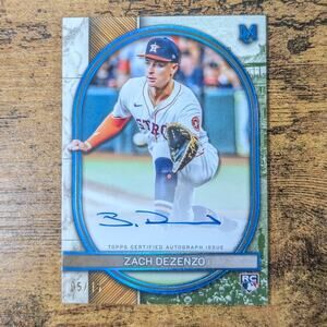 2025 Topps Museum Collection Zach Dezenzo /15 AA-ZD Archival Autograph RC Astros